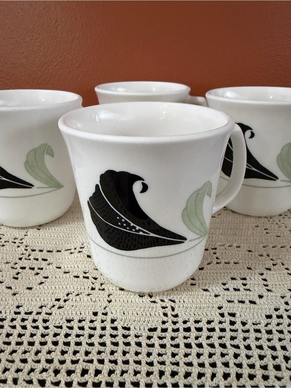 Corning Black Orchid Cups, set of 4